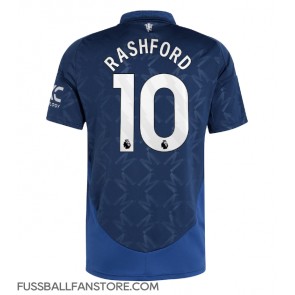 Manchester United Marcus Rashford #10 Replik Auswärtstrikot 2024-25 Kurzarm